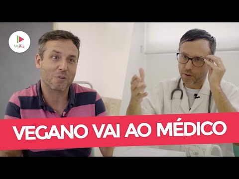 Vegano em consulta com o médico (Humor)