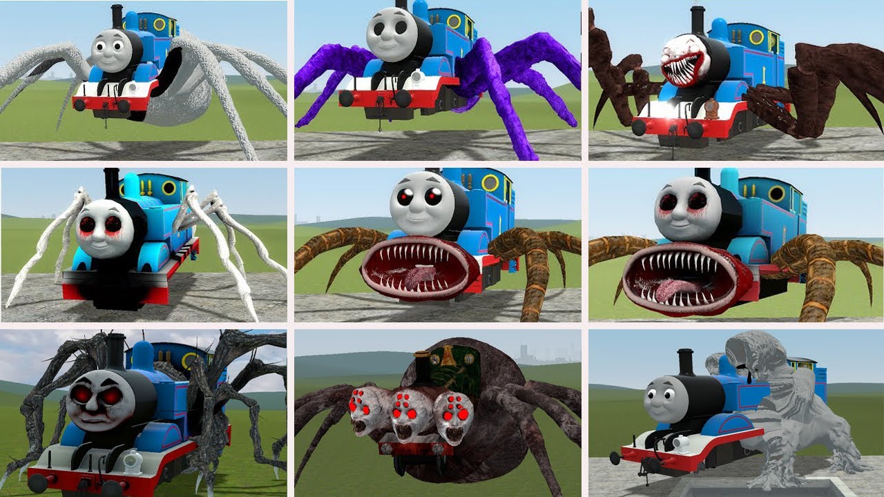 NEW UPDATE: Cursed Thomas and Friends Train Monster Battle in Garry's Mod part 21