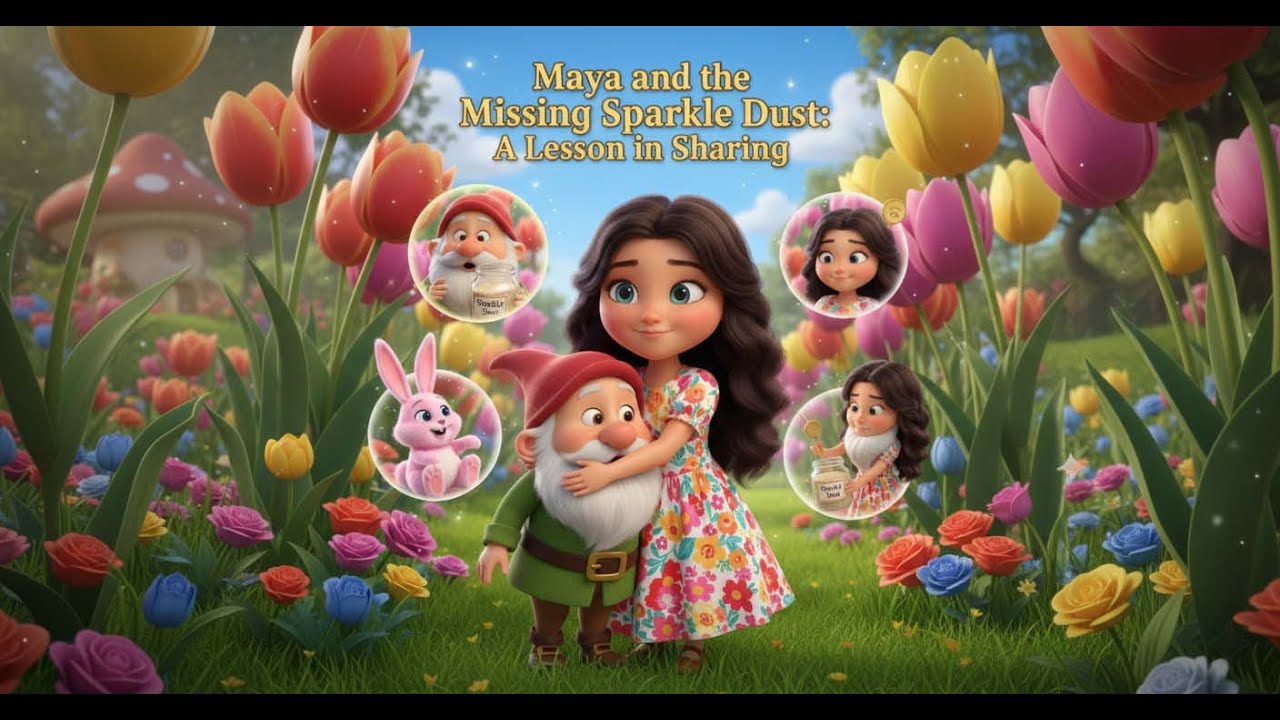 Sparkle Dust Story ✨ Maya’s Magical Adventure | Kids Motivational Story | Moral Story in English