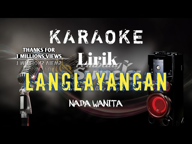 🔴Langlayangan (midua cinta) - Sule karaoke Bajidor KORG PA700!! NADA WANITA LIRIK‼️‼️ class=
