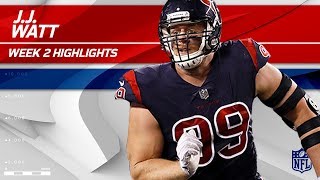J.J. Watt is Too Strong For the Bengals O-line 💪 | Texans vs. Bengals | NFL Wk 2 Player Highlights