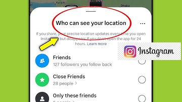 Instagram Maps | Who can see your location Settings