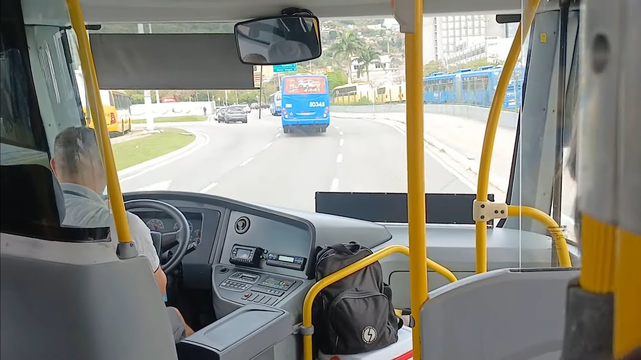 ÔNIBUS ARTICULADO BRT FLORIANÓPOLIS TERMINAL TICEN - UFSC