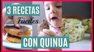 3 RECETAS FÁCILES Y SALUDABLES CON QUINUA PARA TU BEBE O NIÑO|Reishel La Super Mamá