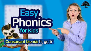 Easy Phonics 2 (Unit 8: Consonant blends fr, gr, tr) | Phonics for Kids | Alphabet | Learn to Read
