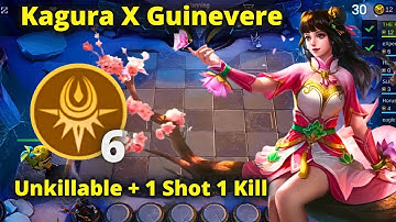 3 Star Guinevere with Commander Kagura New Meta Combo | MLBB MAGIC CHESS BEST SYNERGY COMBO TERKUAT
