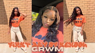 FIRST DAY OF SCHOOL GRWM + VLOG 2023