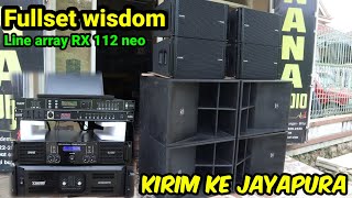 SOUND SYSTEM 2 SAYAP FULL WISDOM || profesional sound system kirim Jayapura