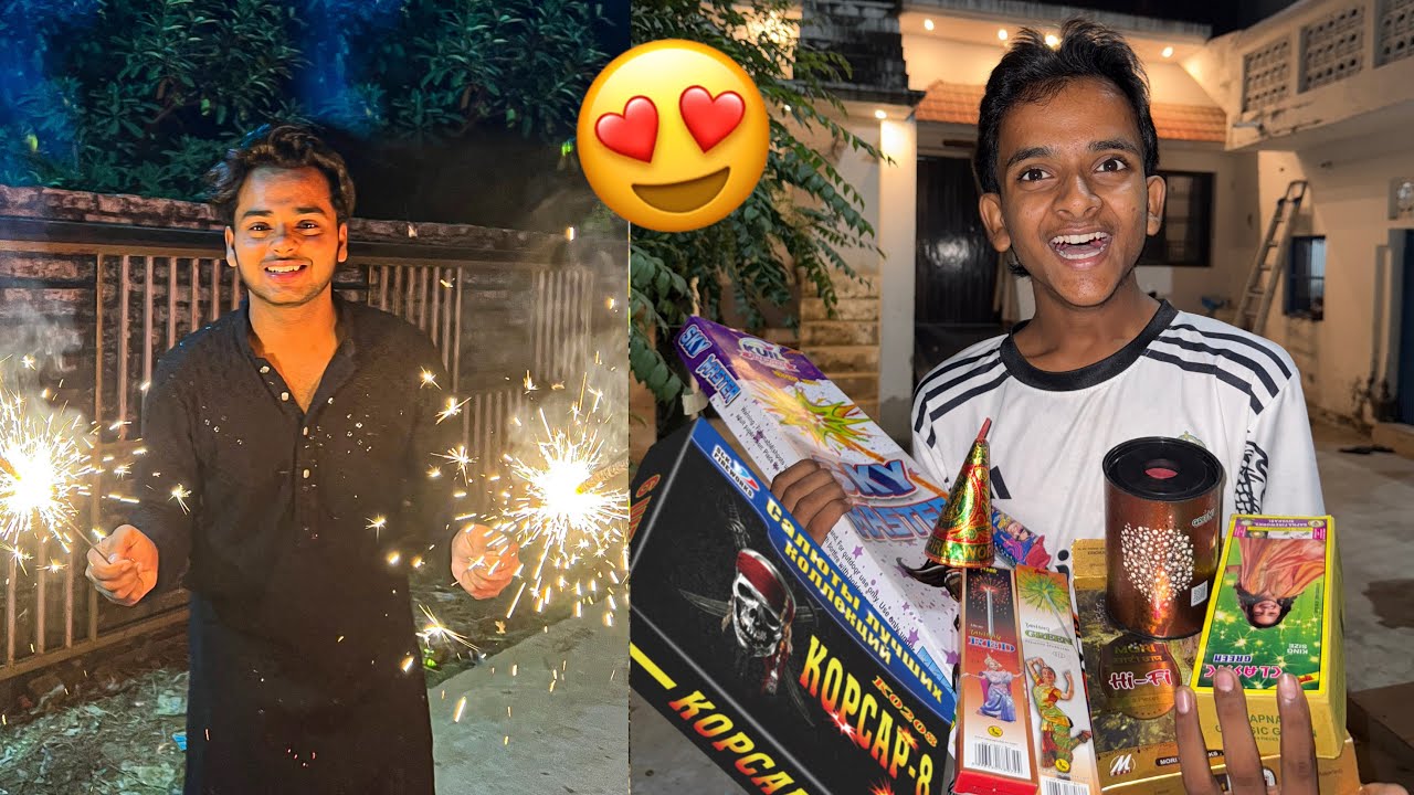 Diwali Celebration With Family 2025 😍 Itne Sare Patake 🔥