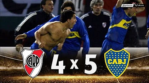 River Plate 2 (4) x (5) 2 Boca Juniors ● 2004 Libertadores Semifinal Extended Goals & Highlights HD - DayDayNews