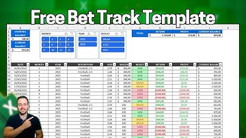 How to Create a Bet Tracker Template in Excel | Earnings, Profit, Odds, Wager