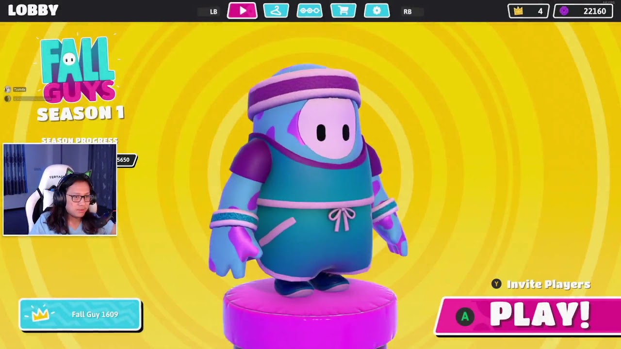 Tzafelix plays Fallguys / Among Us - 8 28 20