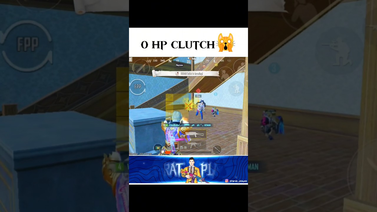 0 HP CLUTCH 🙀 BGMI BGMI 