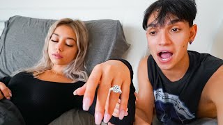 Putting A Wedding Ring On My Girlfriends Finger While She's Asleep..