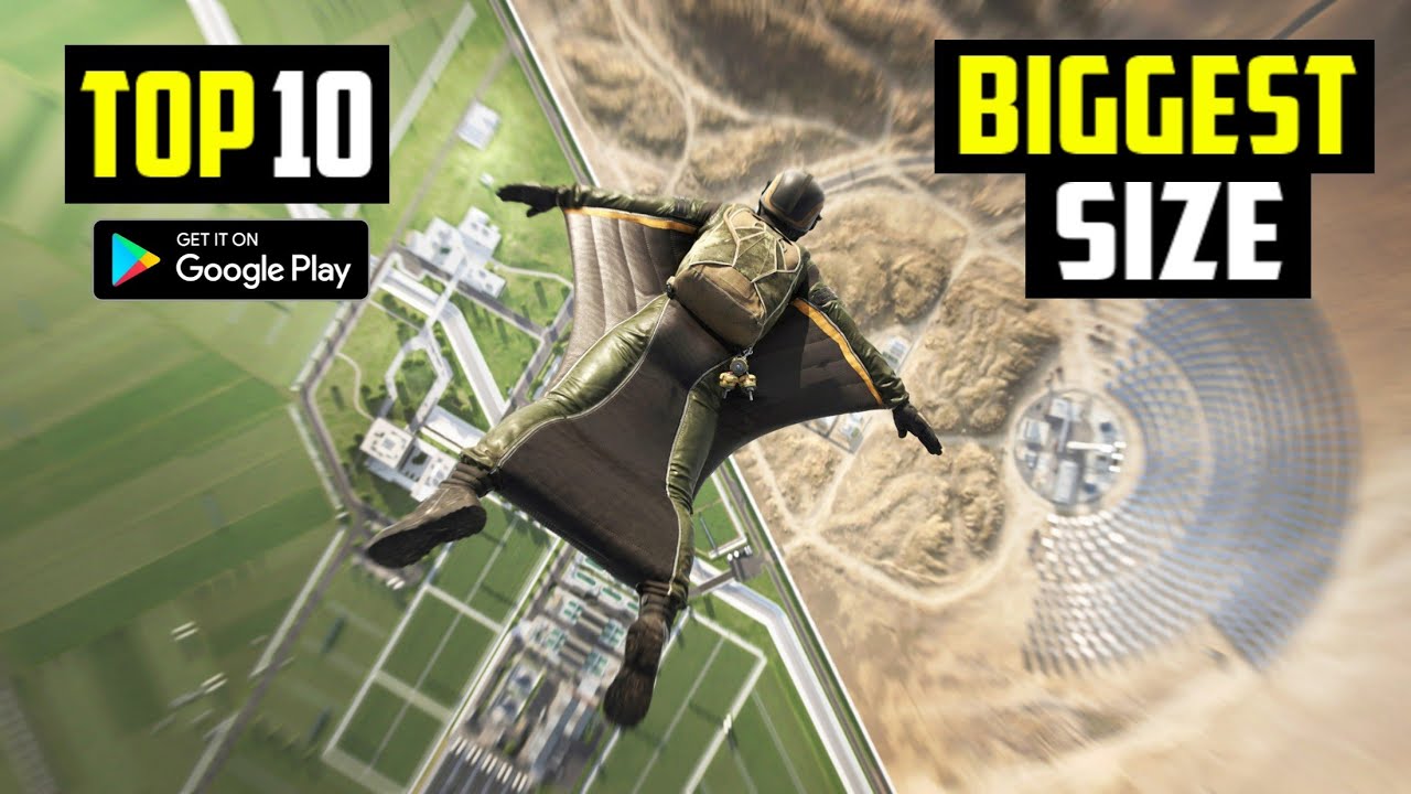 Top 10 BIGGEST SIZE Games for Android 2023