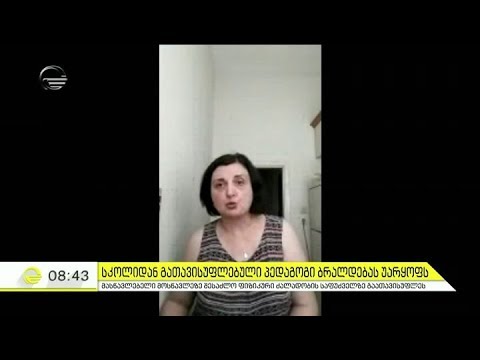 მასწავლებელი მოსწავლეზე შესაძლო ფიზიკური ძალადობის საფუძველზე სკოლიდან გაათავისუფლეს