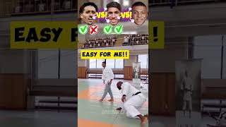 Mbappe vs Hakimi vs Marquinhos : Judo Battle ?? judo mbappe hakimi marquinhos