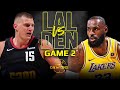 Los Angeles Lakers vs Denver Nuggets Game 2 Full Highlights | 2024 WCR1 | FreeDawkins image