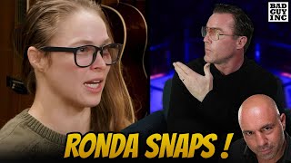 Angry Ronda Rousey Unloads On Joe Rogan And Mma Fans