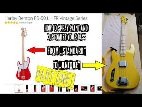 how-to-spray-paint-and-customize-your-bass-guitar---part-one!