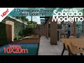 PROJETO DE SOBRADO MODERNO 142M² | LOTE 10M X 20M | 3 DORMITÓRIOS | PISCINA | ÁREA GOURMET