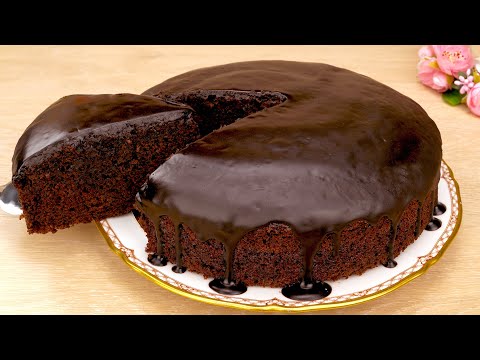 Weicher Schokoladenkuchen ohne Eier, ohne Milch! Machen Sie diesen Kuchen in Minuten #55