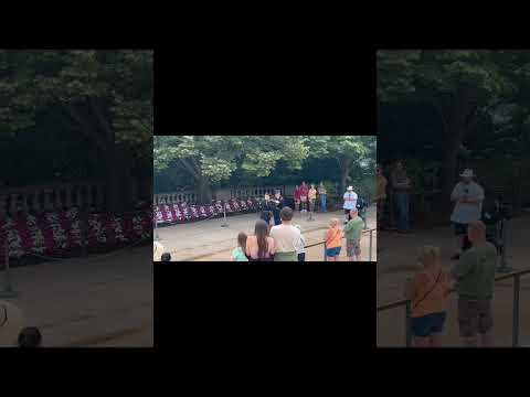 Guard fails inspection at the tomb of the unknown soldier!   June 18th, 2023 #viral #washingtondc