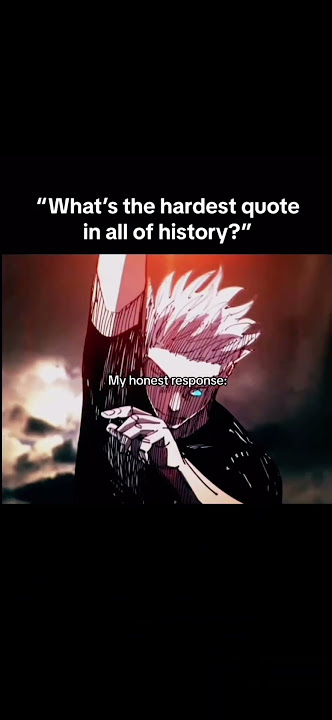 “I wasn’t born yet” ☠️☠️☠️ #jjk #gojo #sukuna