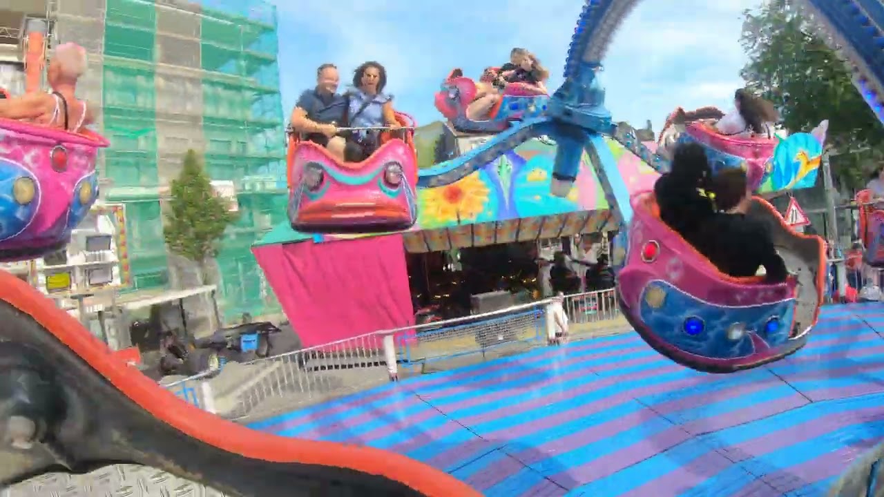 Blue Power Polyp Bauermeister (Onride/Video) Mettmann Johanniskirmes 2022