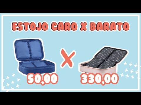 Vídeo novo: estojo caro X barato, tilibra e kipling 100pens