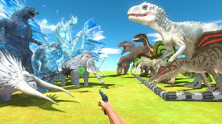 FPS Avatar Rescues Dinosaurs and Fights Ice Monsters  Animal Revolt Battle Simulator