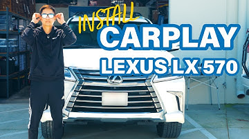 2016-2021 LEXUS LX 570 | CarPlay & Android Auto Kit | Plug & Play Installation