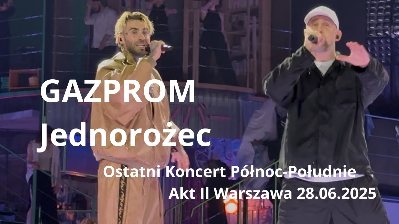 Quebonafide Sokół - GAZPROM Jednorożec live Warszawa 28.06.2025 @ Ostatni Koncert Północ-Południe