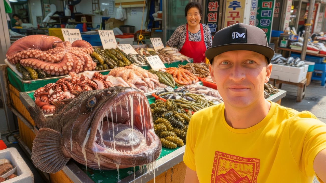 Я попробовал самые странные блюда Кореи (шокирующие!)