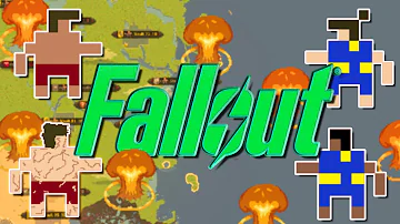 I Simulated The FALLOUT Map At War In WorldBox!