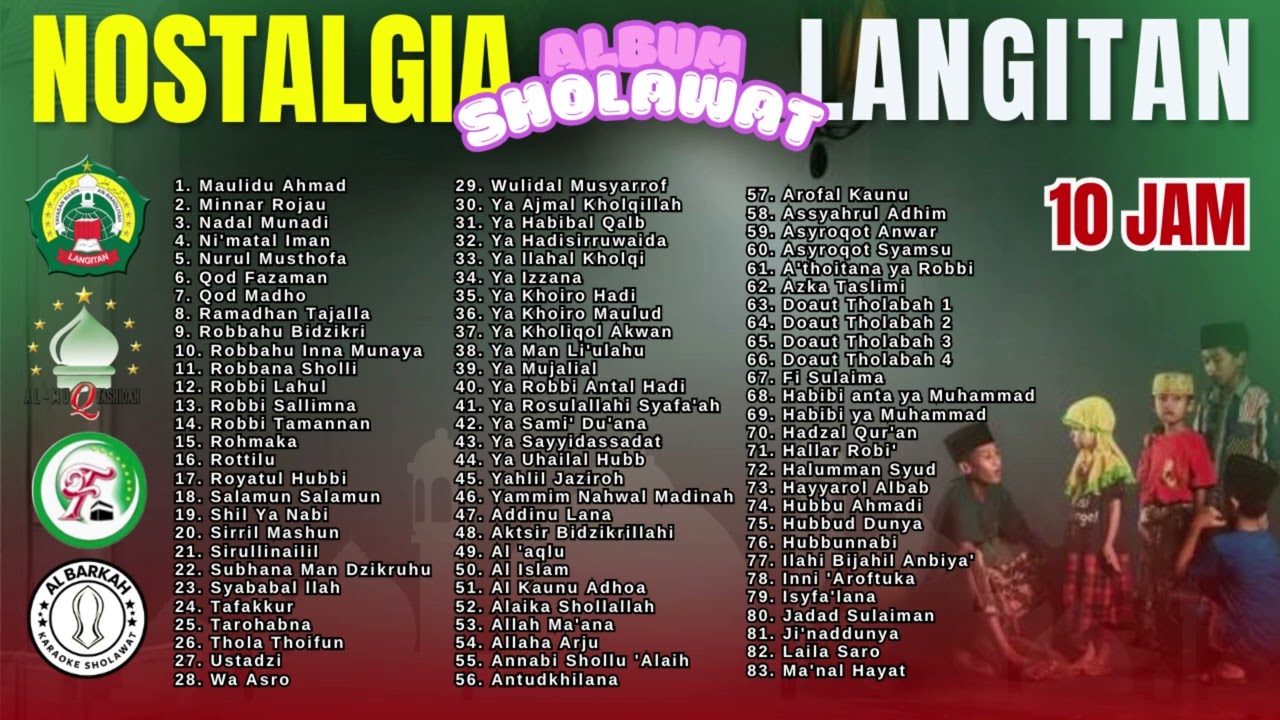 Nostalgia Album Sholawat Langitan 10 Jam Nonstop