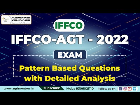 IFFCO-AGT 2022 | Exam Pattern Based Question With Explaination | IFFCO-MAINS