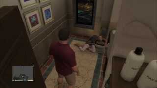 Grand Theft Auto V - Tracy De Santa Vomiting / Puking In Toilet \ Grand Theft Auto V - Tracy De Santa Vomiting / Puking In Toilet \