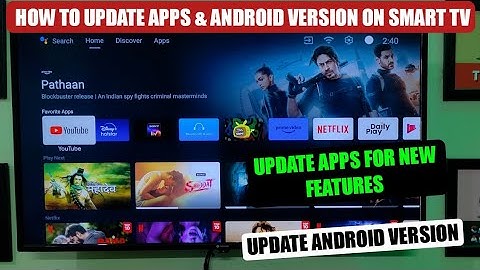 How to Update Apps on Android Tv - How to Update System Software in Smart Tv 2023