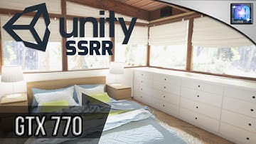 Unity 5.3 | Bedroom demo: ArchViz with SSRR | GTX 770