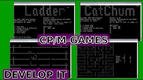CP/M Arcade Games LADDER & CATCHUM