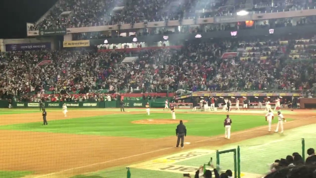 [22.11.07.] 한국시리즈 5차전 김강민 끝내기 홈런..