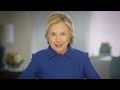 Hillary Clinton urges Democrats to keep fighting