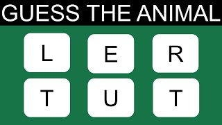 Can You Guess these Animals?|| Animals Quiz with Answers|| Part 01|| Brain Fun