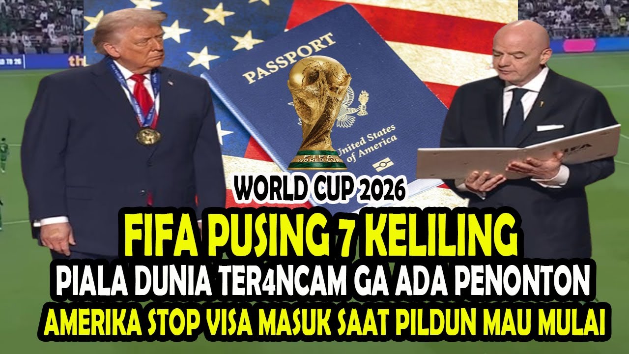 KABAR MENGEJUTKAN! PRESIDEN FIFA PUSING PIALA DUNIA TER4NCAM GAKA ADA PENONTON SAMA SEKALI 75% GAGAL