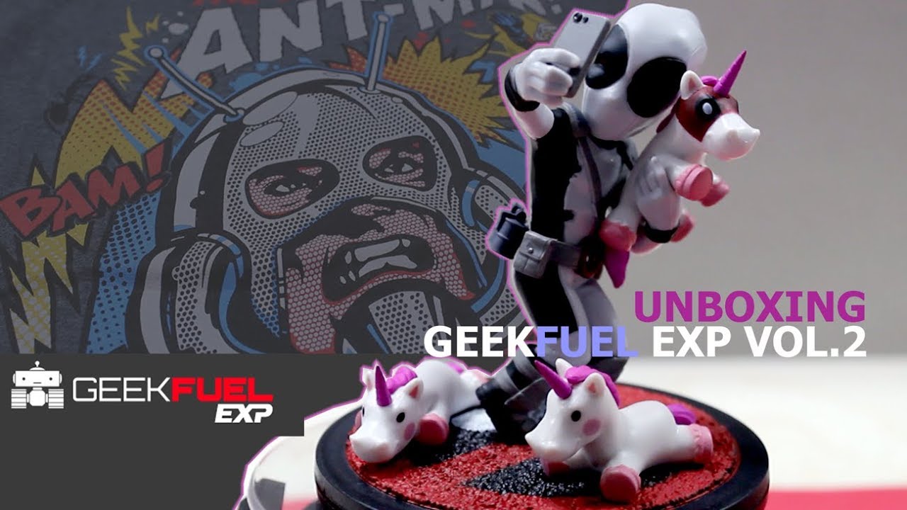Geek Fuel Halloween EXP Volume 2 Unboxing - Deadpool and Geek Official EXCLUSIVE ITEMS