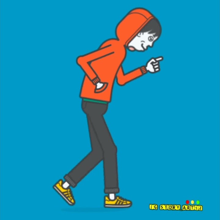 Story w. a animasi cartoon joget// love story kekinian