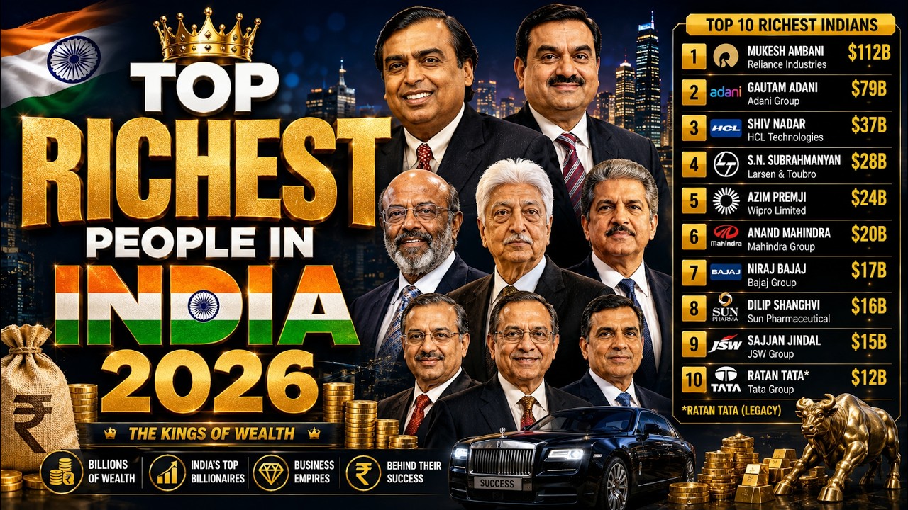 India Richest Top Richest People In India 2025 - YouTube