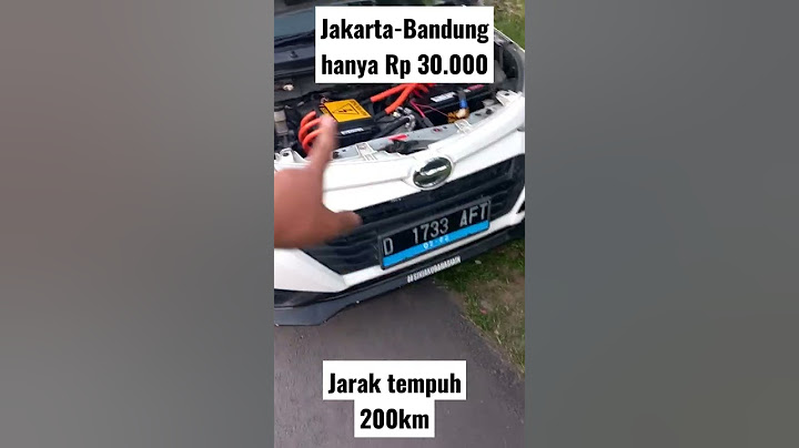 Konversi Mobil Listrik Daihatsu Sigra Jakarta-Bandung hanya Rp 30.000 Irit Banget!