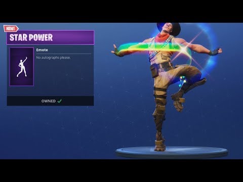 NEW EMOTE "STAR POWER" FORTNITE ROAD TO LEVEL 100 - NEW EMOTE "STAR POWER" FORTNITE ROAD TO LEVEL 100
